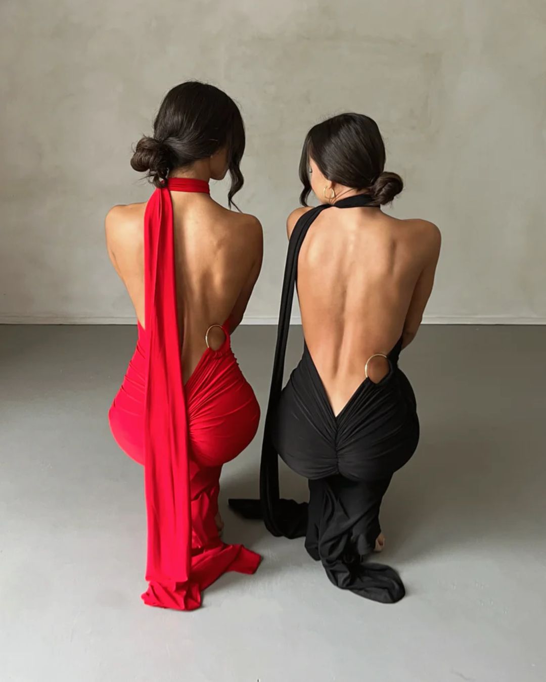 Curvvvy®  Garze Backless Maxi Dress