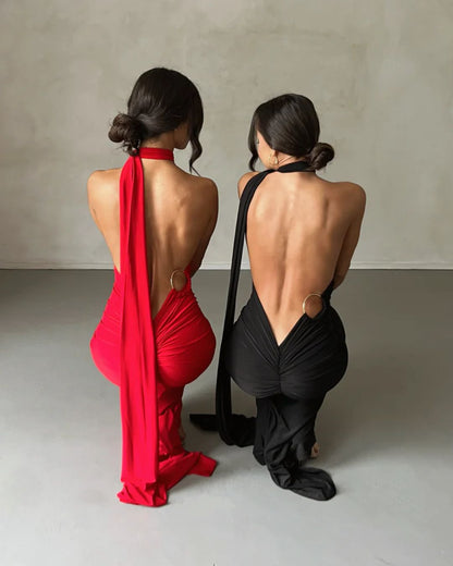 Curvvvy®  Garze Backless Maxi Dress