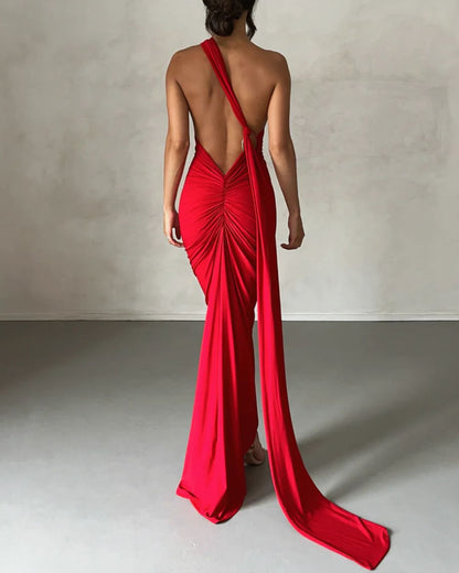 Curvvvy®  Garze Backless Maxi Dress