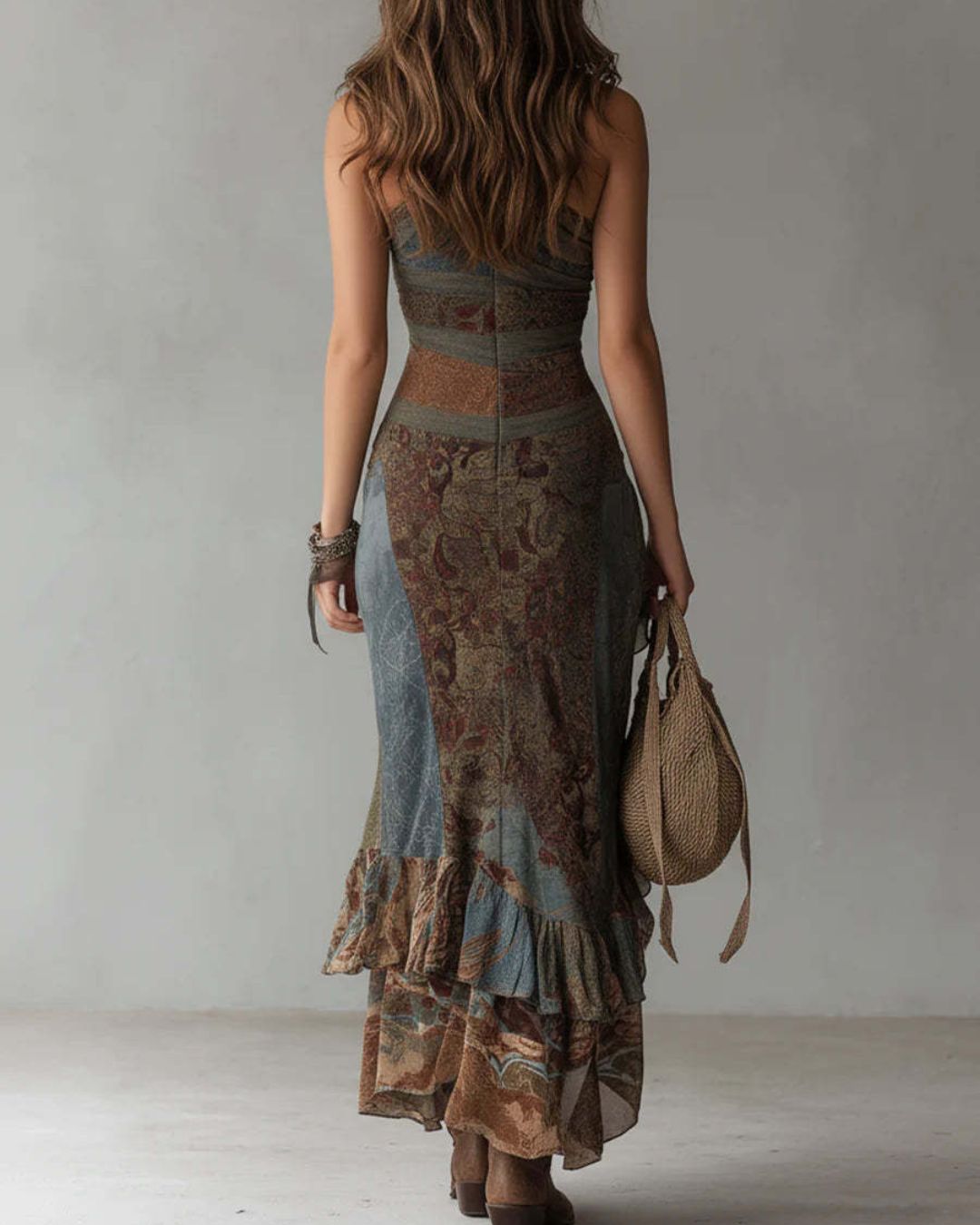 Curvvvy®  Quiet Drape MIdi Dress