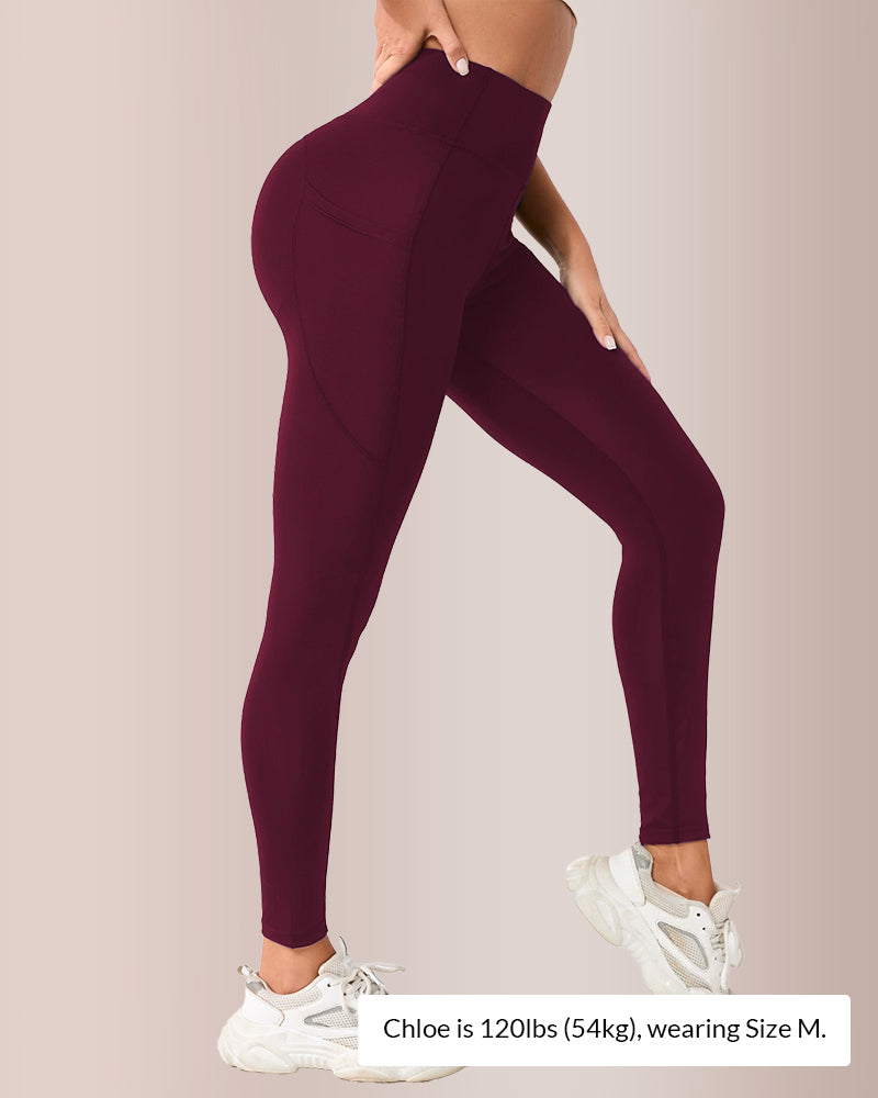Curvvvy® Sculpt & Stash High-Waisted Pocket Leggings
