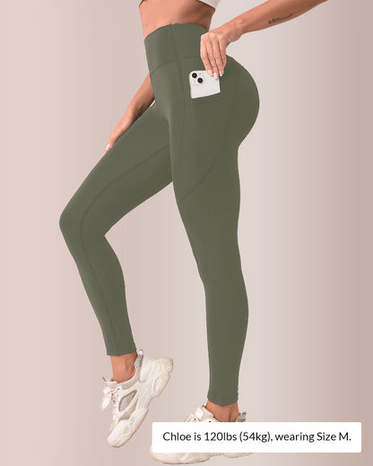 Curvvvy® Sculpt & Stash High-Waisted Pocket Leggings