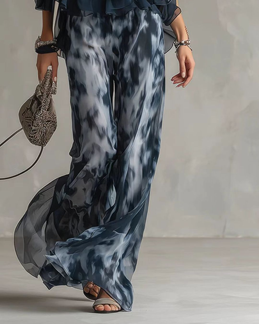 Curvvvy® Ludovica Off-Shoulder Blouse and Pants Set Elegant Two-Piece Outfit