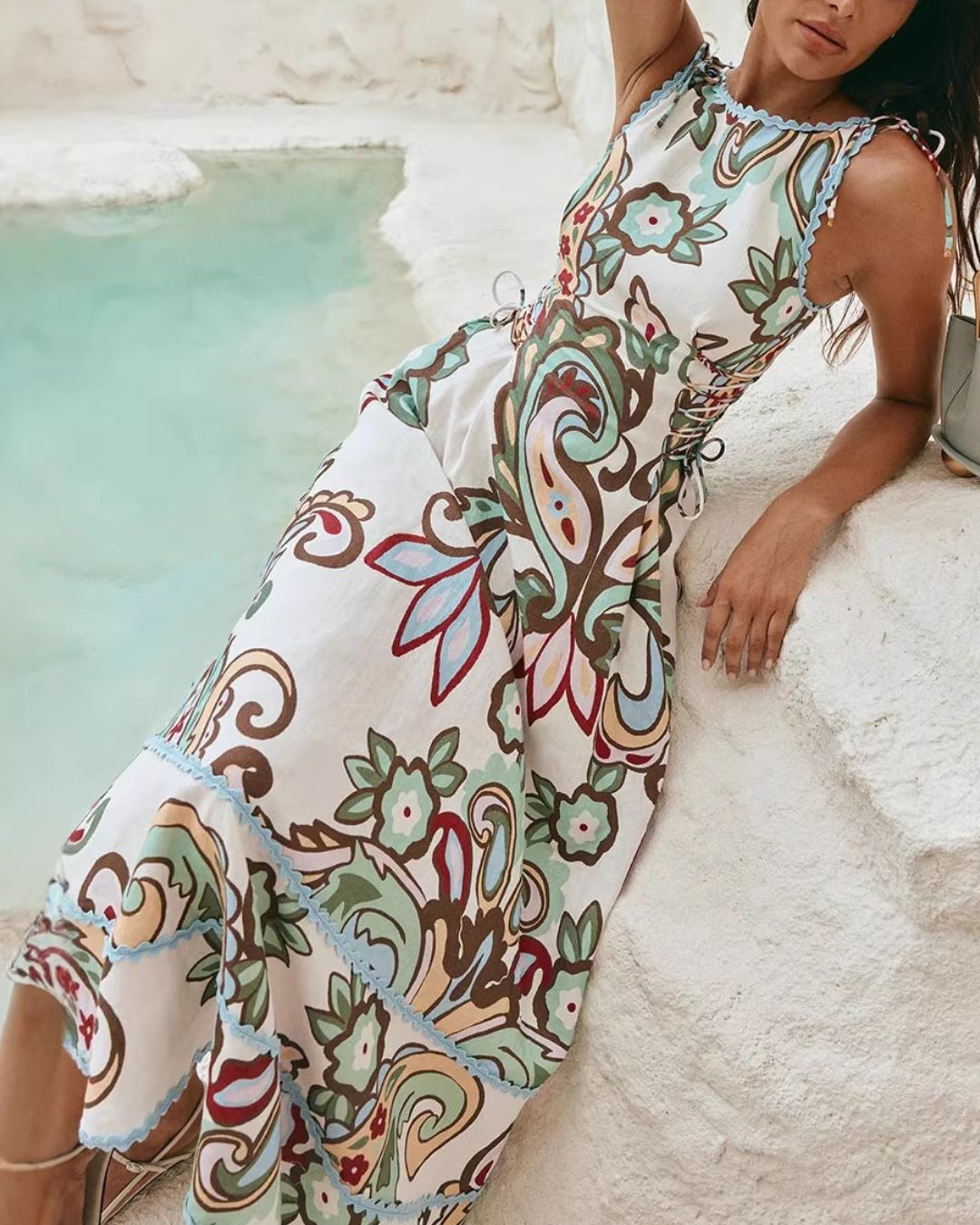 Curvvvy® Salt Lake Oasis Maxi Dress – Paradesios