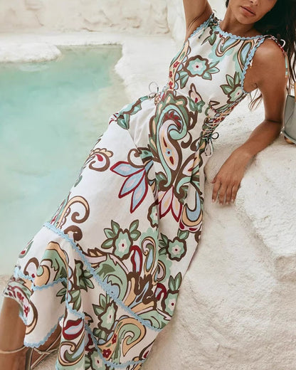 Curvvvy® Salt Lake Oasis Maxi Dress – Paradesios