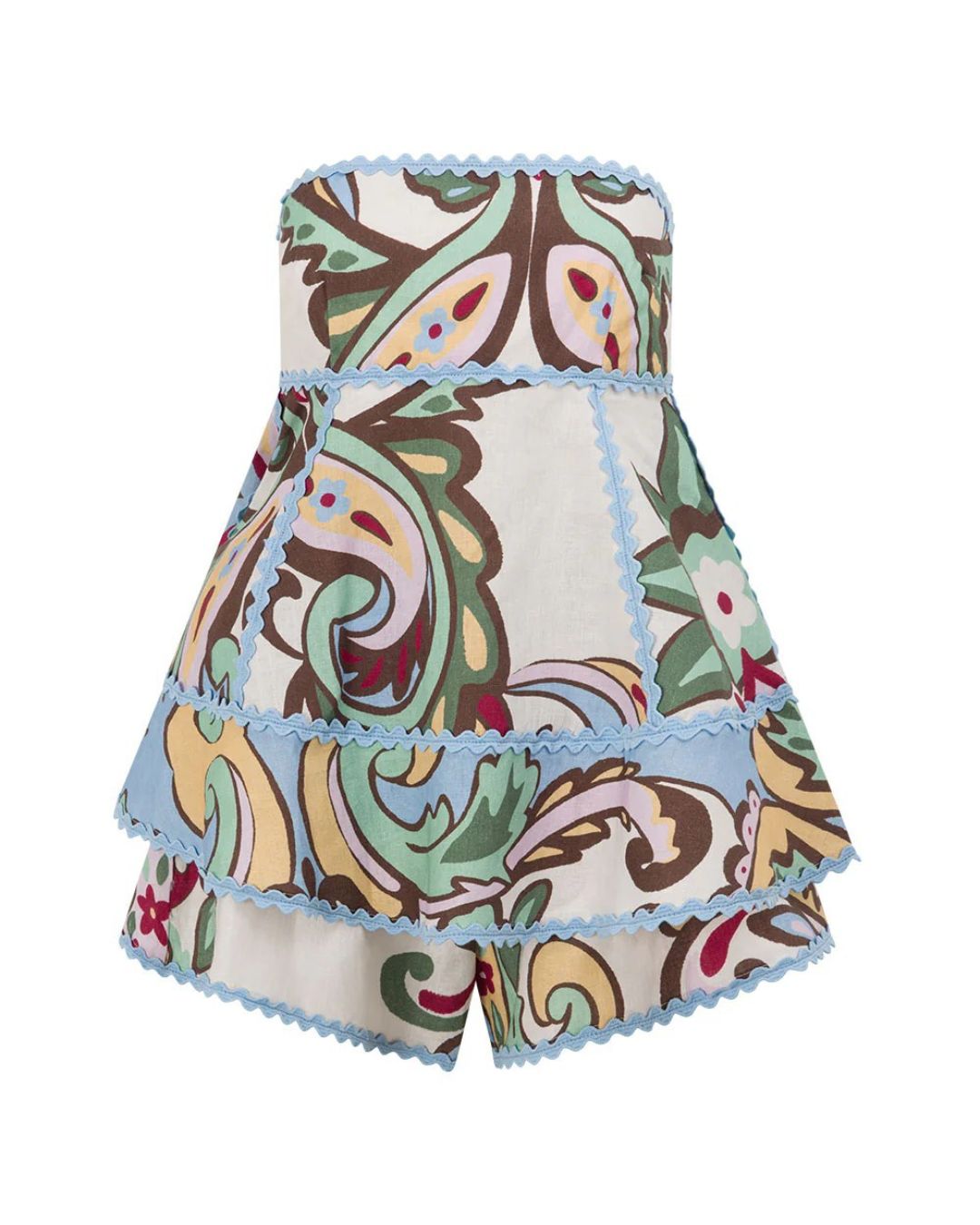 Curvvvy® Salt Lake Oasis Strapless Playsuit – Paradesios Strapless Top and Shorts Set