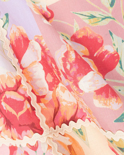 Curvvvy® Desert Rose Print Maxi Dress