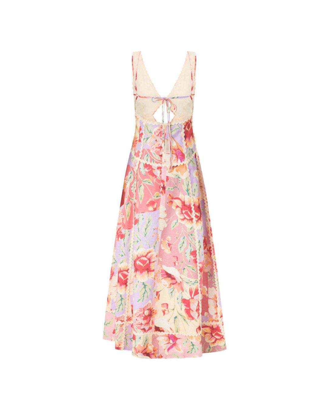 Curvvvy® Desert Rose Print Maxi Dress