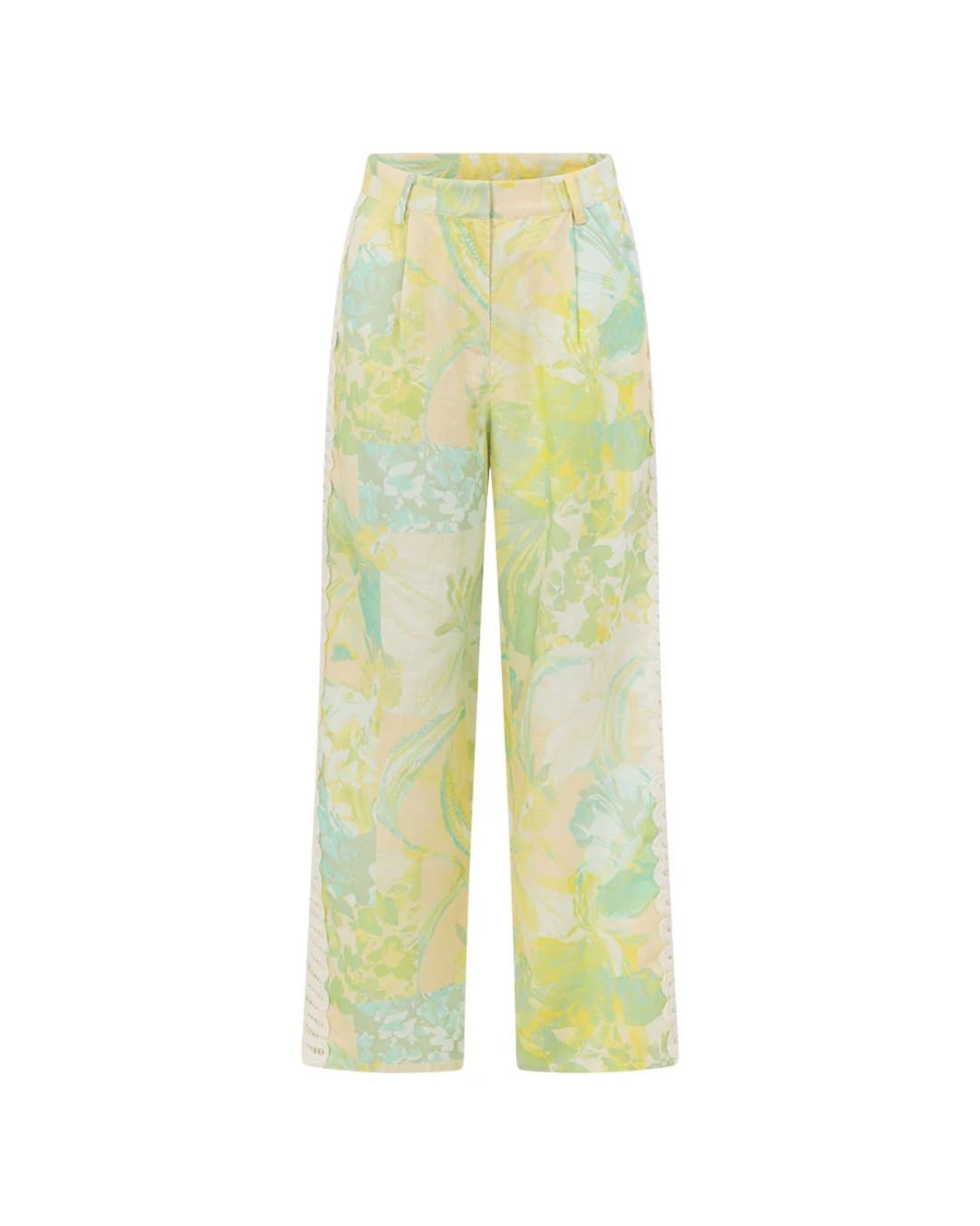 Curvvvy® Lemon Floral Strappy Two-Piece Set Elegant Outfit