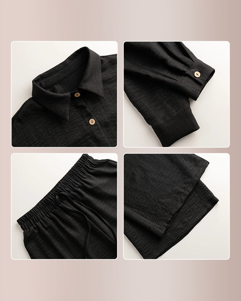 Curvvvy® Casual 2-Piece Blend Shirt & Pants Set