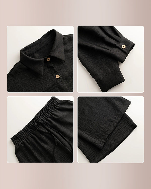 Curvvvy® Casual 2-Piece Blend Shirt & Pants Set
