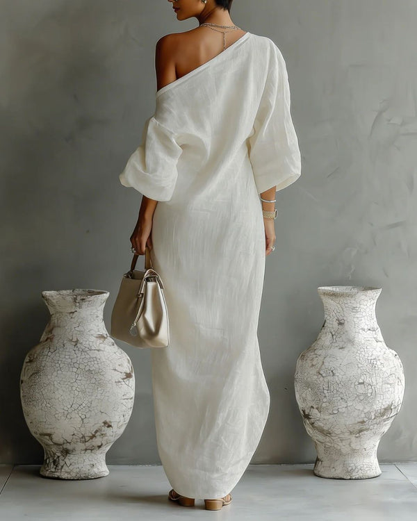 Curvvvy® One-Shoulder Maxi Dress
