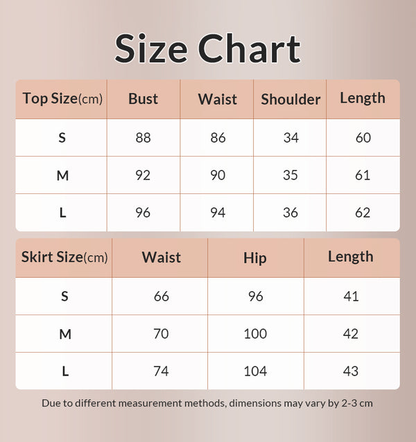 Curvvvy™ Chic Cotton Vest & Bubble Skirt Set