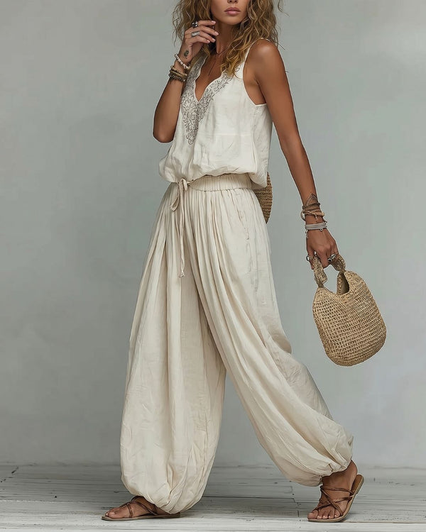 Curvvvy® Dawn - Two-Piece Lace Boho Outfit Set