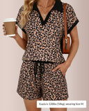 Brown Leopard Print