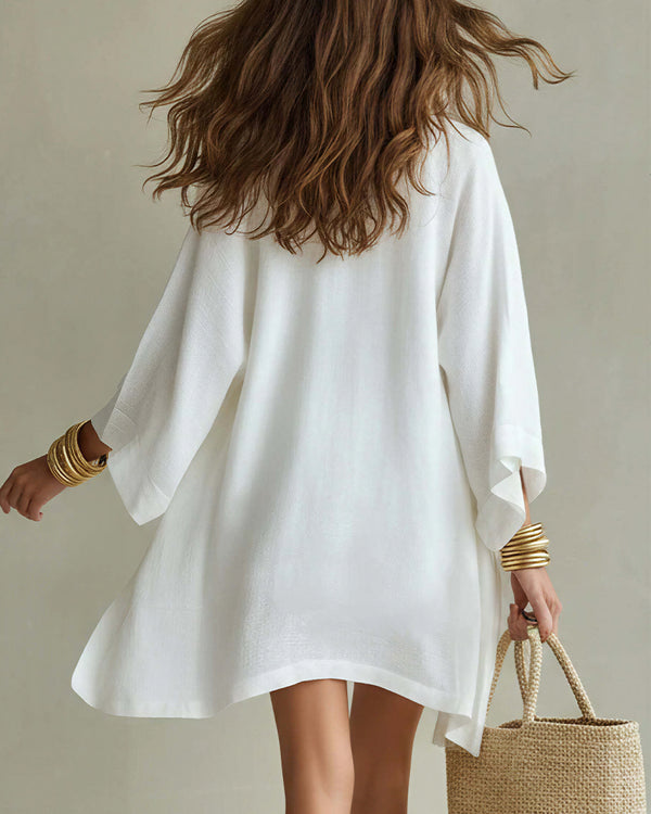 Curvvvy™ Women's 3-Piece Cotton Linen Lounge Set