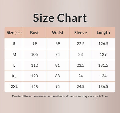 Curvvvy™ V-Neck Smocked Puff Sleeve Tiered Maxi Dress