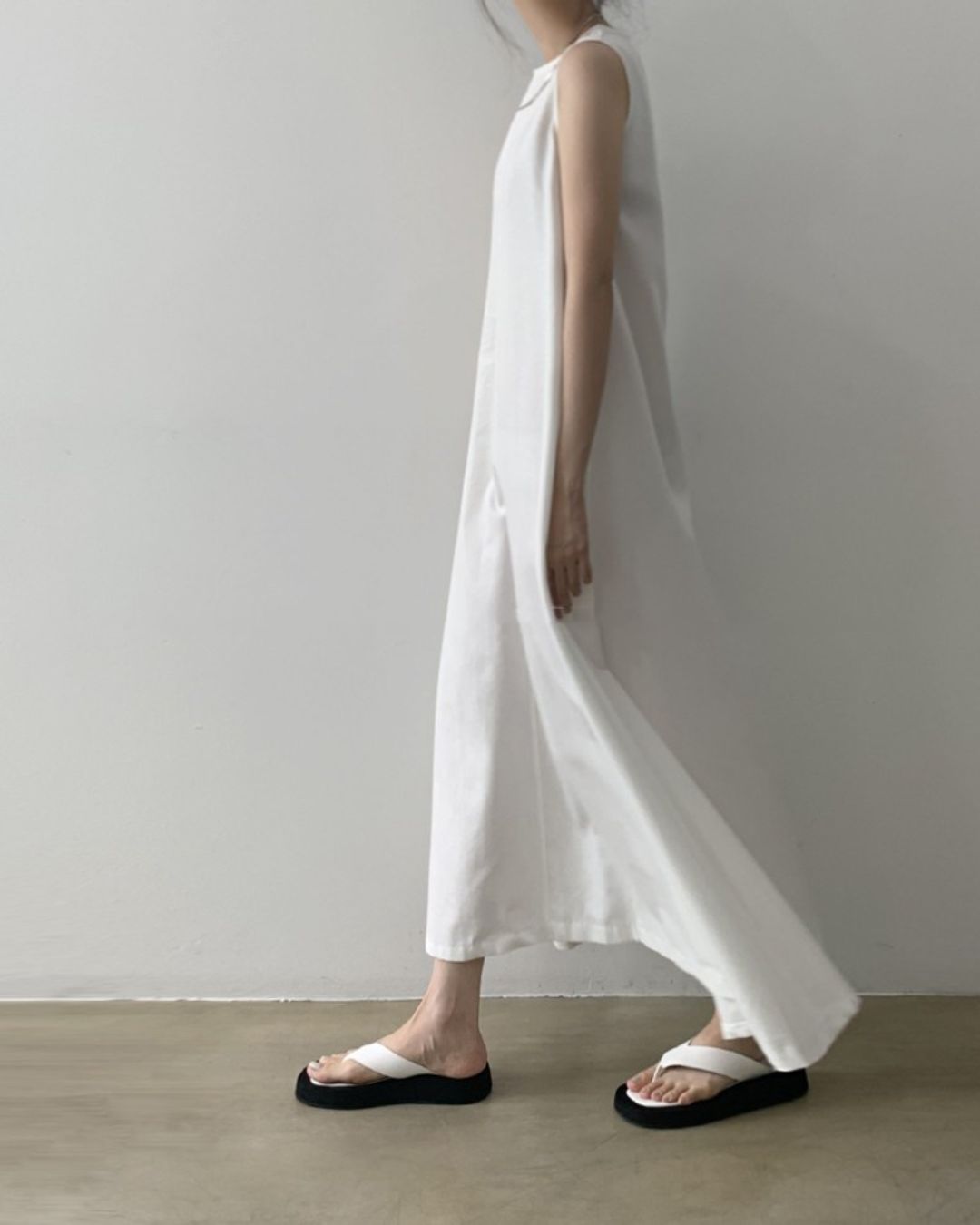 Curvvvy™ Chic Loose Fit Tank Dress Sleeveless Maxi Dresses