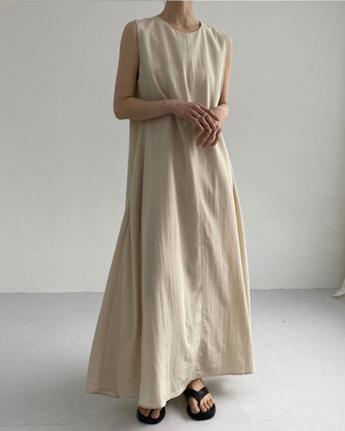 Curvvvy™ Chic Loose Fit Tank Dress Sleeveless Maxi Dresses