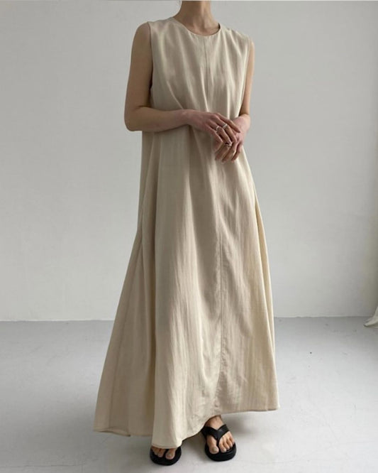 Curvvvy™ Chic Loose Fit Tank Dress Sleeveless Maxi Dresses