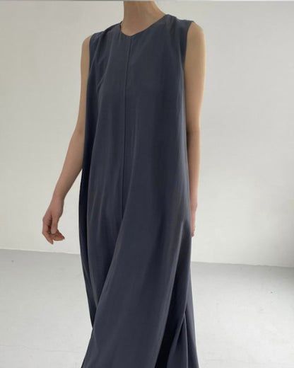 Curvvvy™ Chic Loose Fit Tank Dress Sleeveless Maxi Dresses
