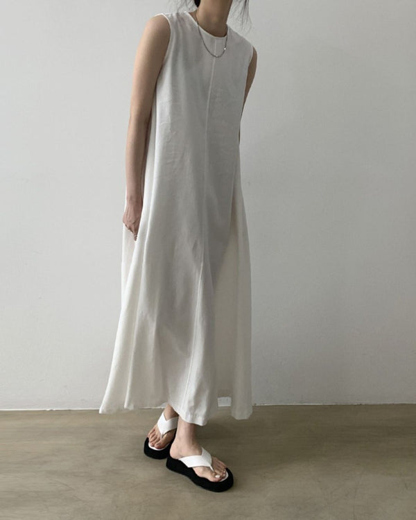 Curvvvy™ Chic Loose Fit Tank Dress Sleeveless Maxi Dresses
