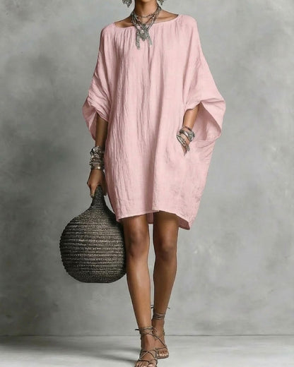 Curvvvy™ Casual Relaxed-Fit Mini Dress