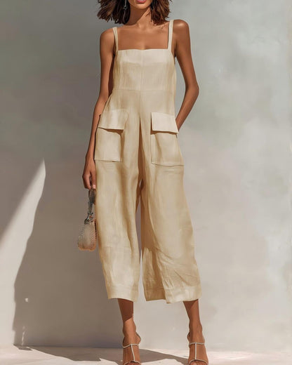 Curvvvy™ Elegant Relaxed Wide Leg Jumpsuit