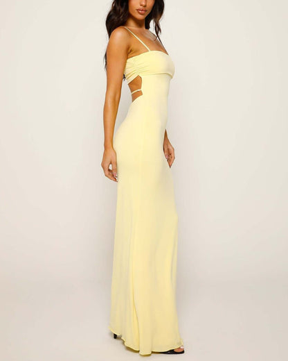 Curvvvy™ Cut Out Strap Maxi Dress