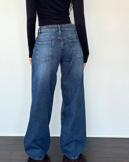 Curvvvy™ Wash Multi Mid Rise Straight Leg Jeans