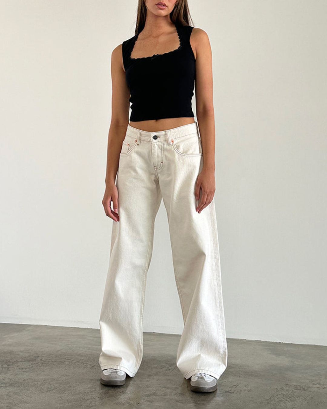 Curvvvy™ Wash Multi Mid Rise Straight Leg Jeans