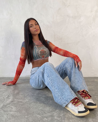 Curvvvy™ Wash Multi Mid Rise Straight Leg Jeans
