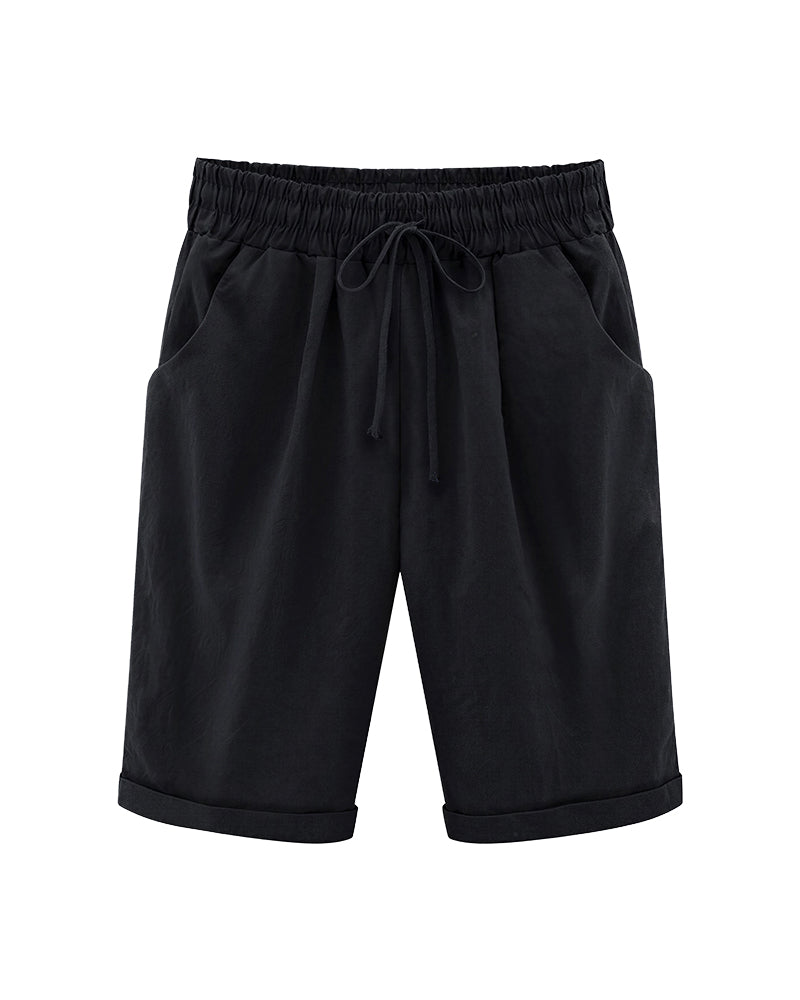 Curvvvy™ Casual Summer Loose Fit Shorts with Drawstring
