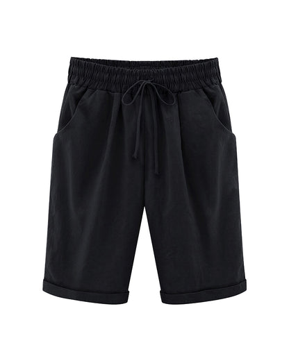 Curvvvy™ Casual Summer Loose Fit Shorts with Drawstring