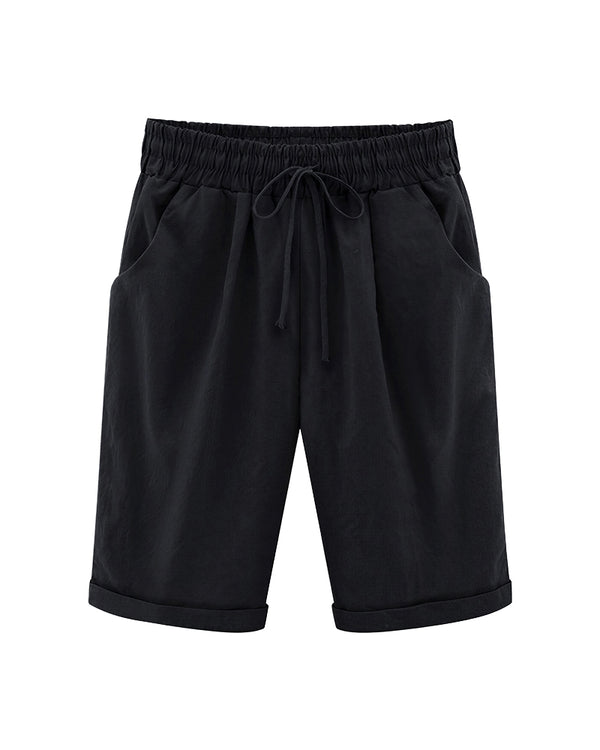 Curvvvy™ Casual Summer Loose Fit Shorts with Drawstring