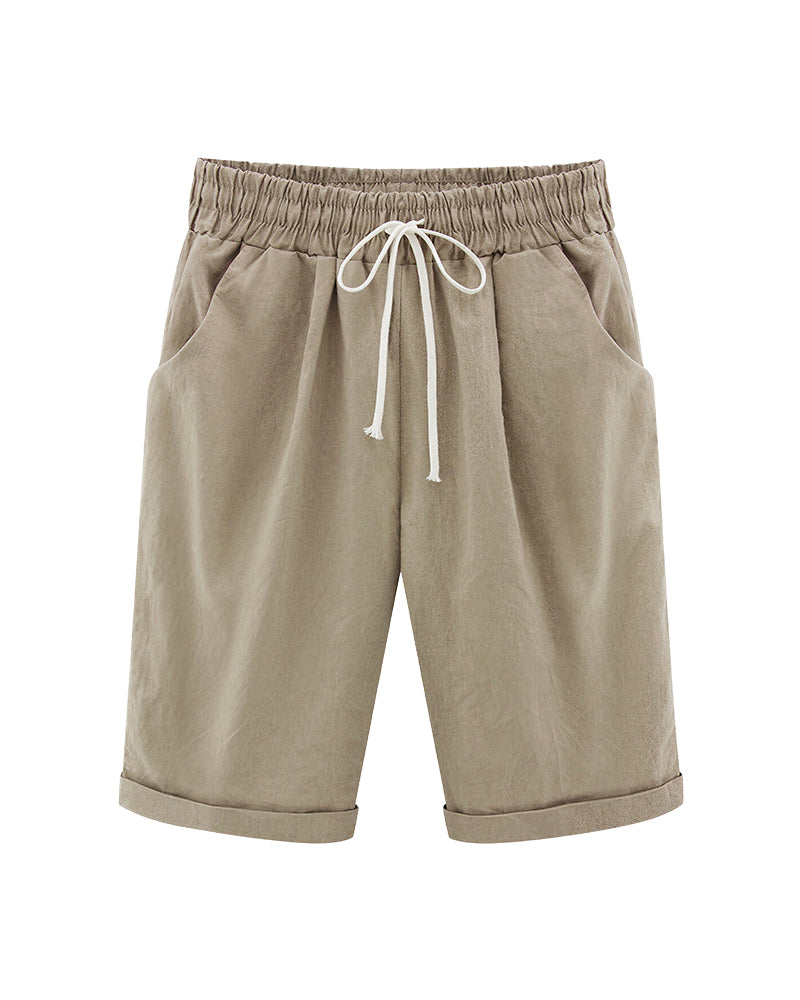 Curvvvy™ Casual Summer Loose Fit Shorts with Drawstring