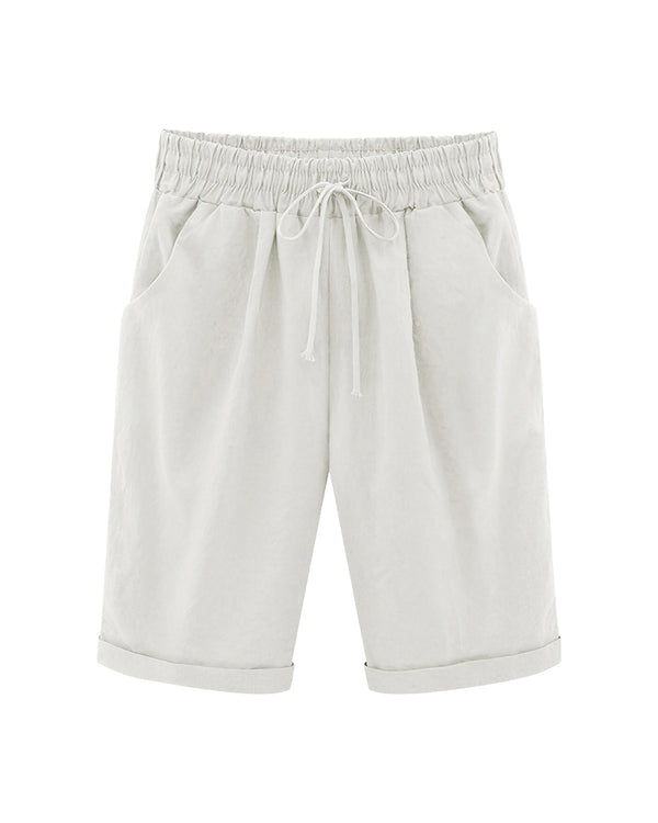 Curvvvy™ Casual Summer Loose Fit Shorts with Drawstring