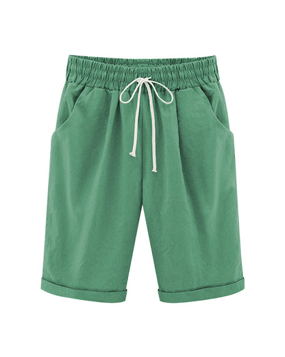Curvvvy™ Casual Summer Loose Fit Shorts with Drawstring