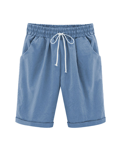 Curvvvy™ Casual Summer Loose Fit Shorts with Drawstring