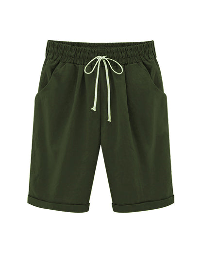 Curvvvy™ Casual Summer Loose Fit Shorts with Drawstring