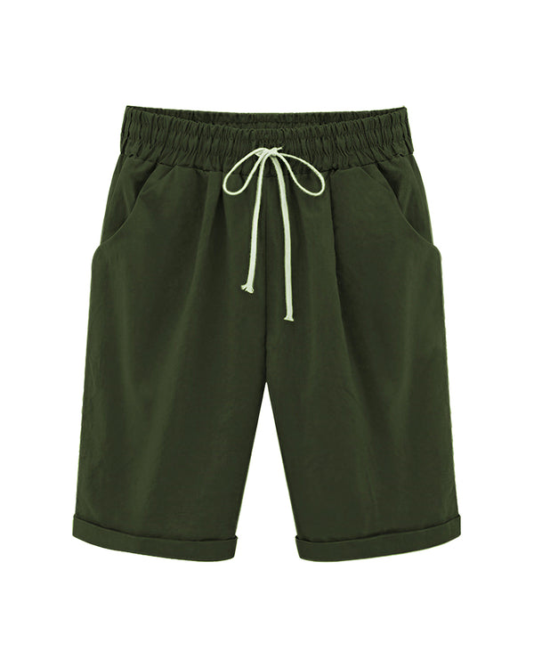 Curvvvy™ Casual Summer Loose Fit Shorts with Drawstring