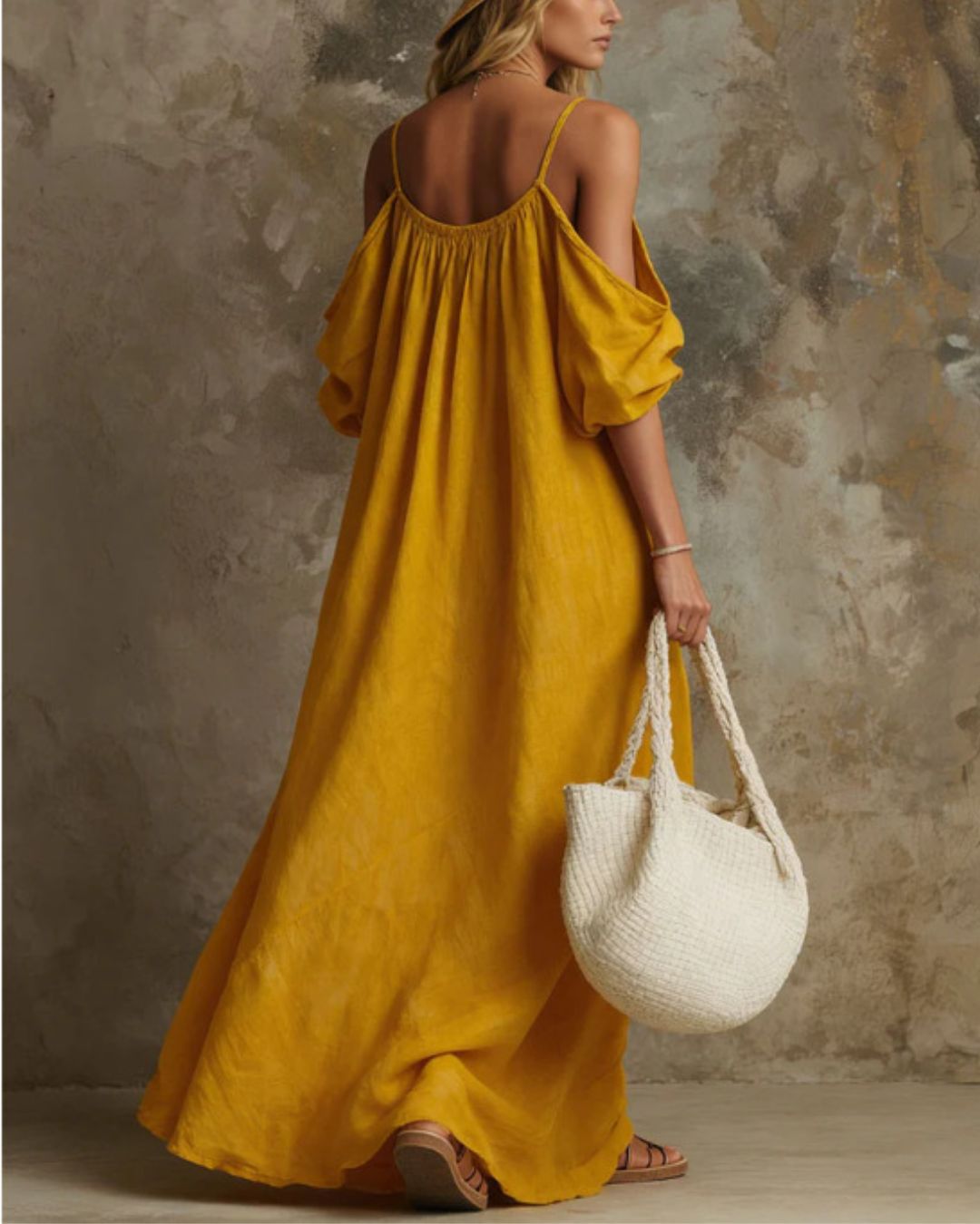 Curvvvy™ Resort Spaghetti Strap Swing Maxi Dress