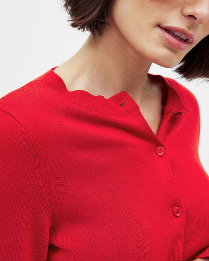 Curvvvy™ Jersey Ligero de Cuello Redondo y Manga Larga