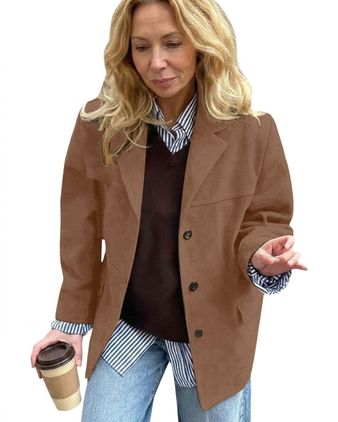 Curvvvy™ Leichte Windbreaker-Jacke mit Kapuze