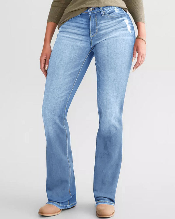 Curvvvy™ Jeans Svasati Slim Elasticizzati a Vita Elastica