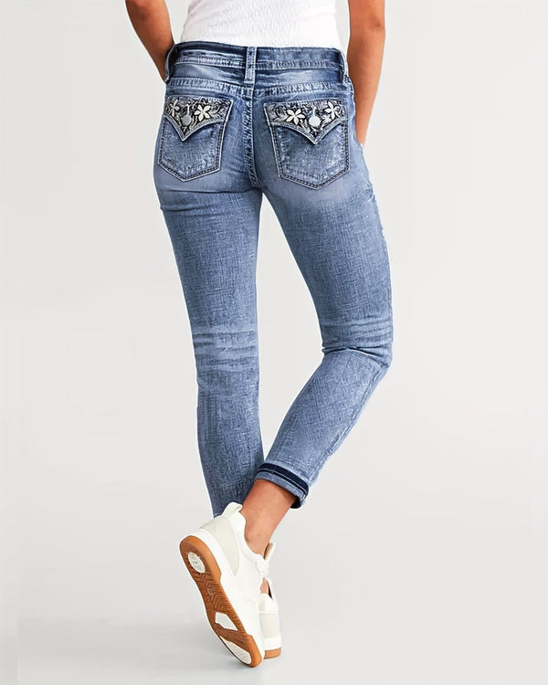 Curvvvy™ Jeans Svasati Slim Elasticizzati a Vita Elastica