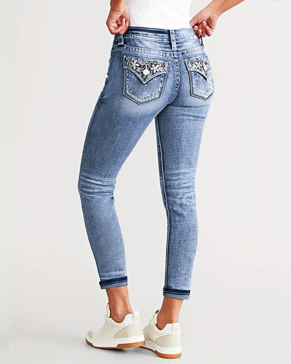 Curvvvy™ Jeans Svasati Slim Elasticizzati a Vita Elastica