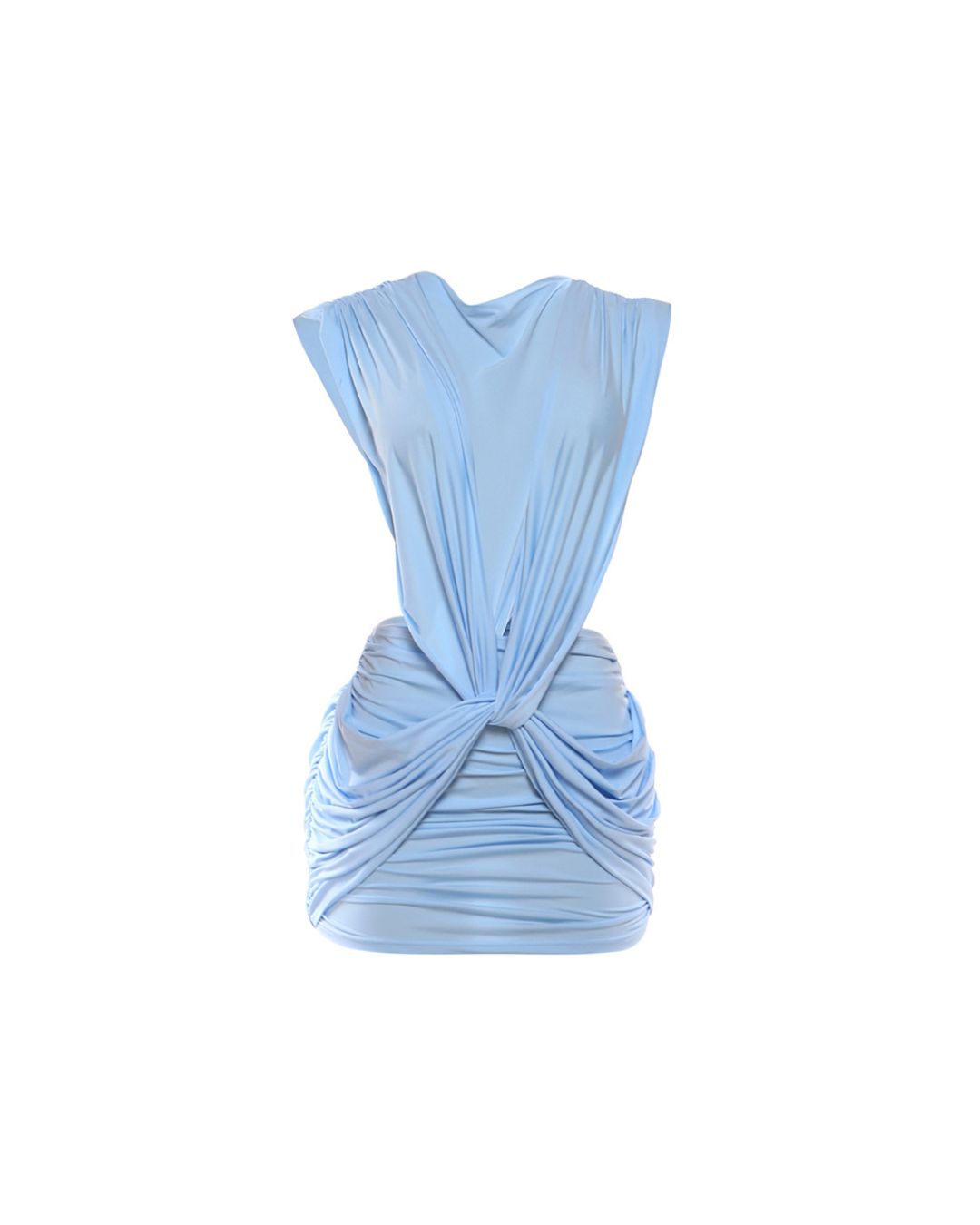 Curvvvy™ Maxikleid mit Leopardenprint, Spitzenbesatz und Schlitz