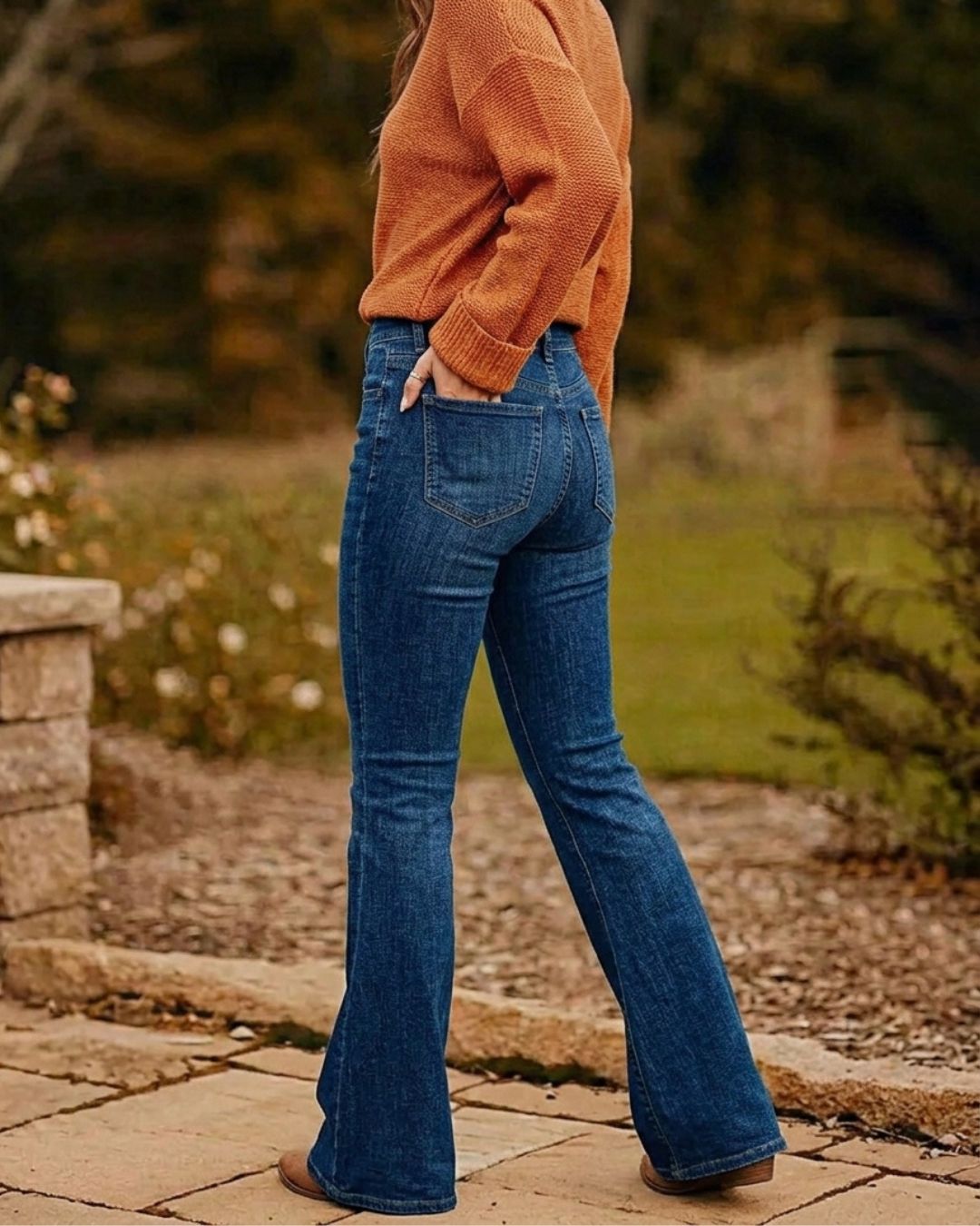 Curvvvy™ Jeans Svasati Vita Alta Lavaggio Chiaro
