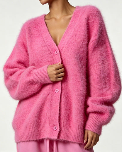 Curvvvy™ Cardigan in Maglia Aperto Effetto Ali di Farfalla